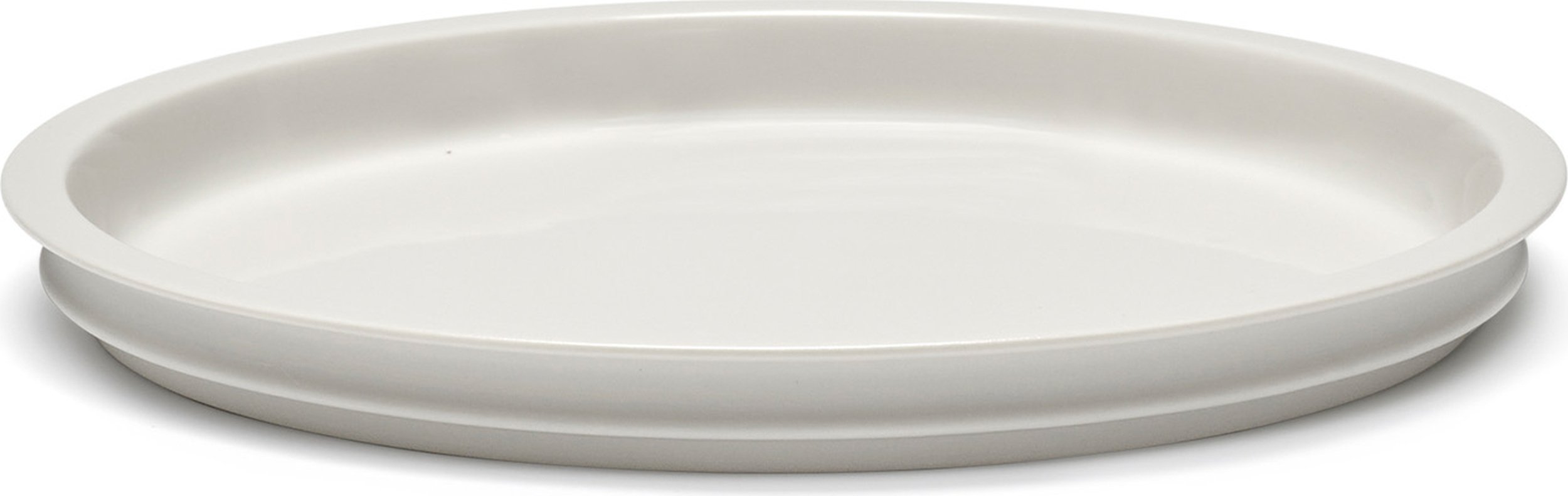 Talerz deserowy Dune 17,5 cm biały