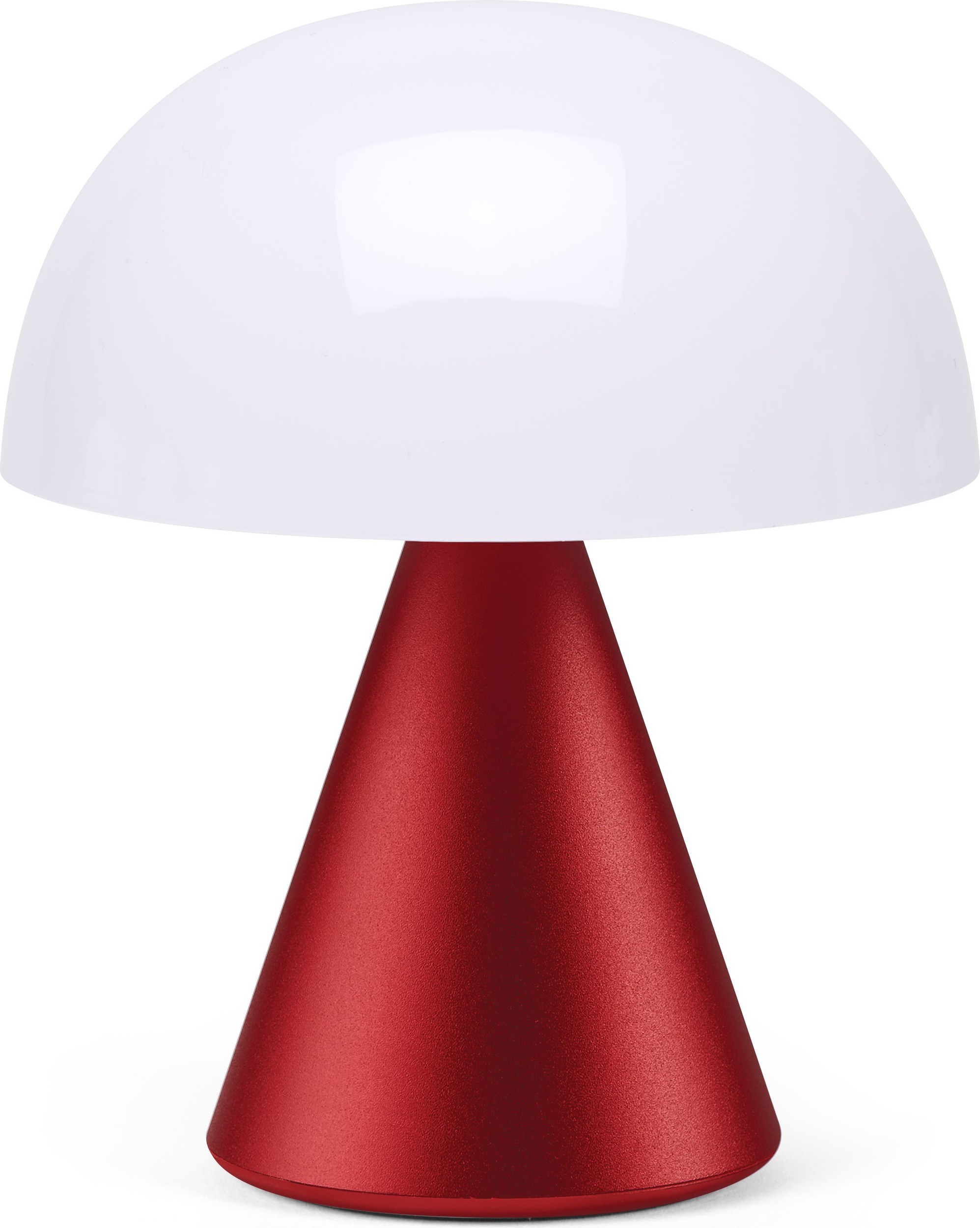 Lampa LED Mina M ciemnoczerwona