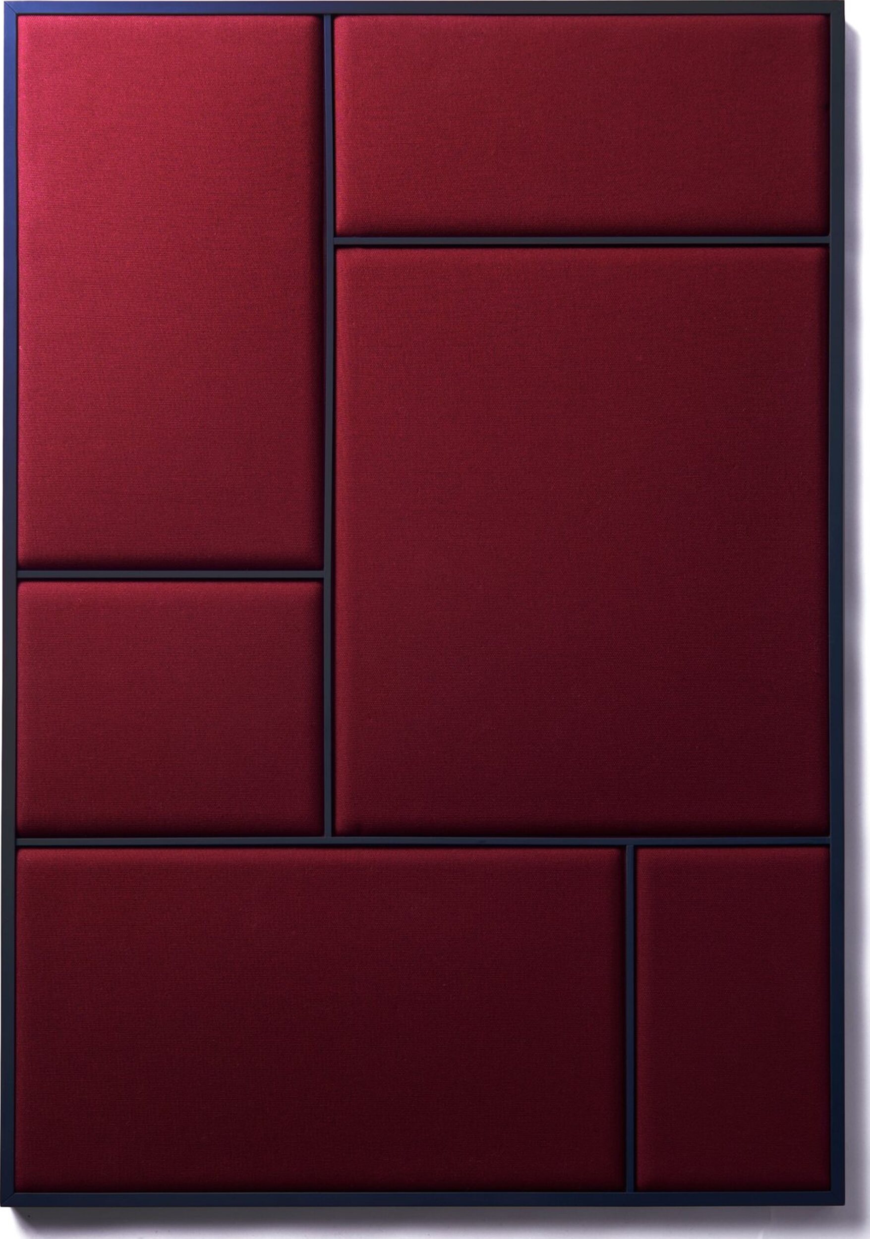 Tablica ścienna tapicerowana Nouveau Pin L niebiesko-czerwona