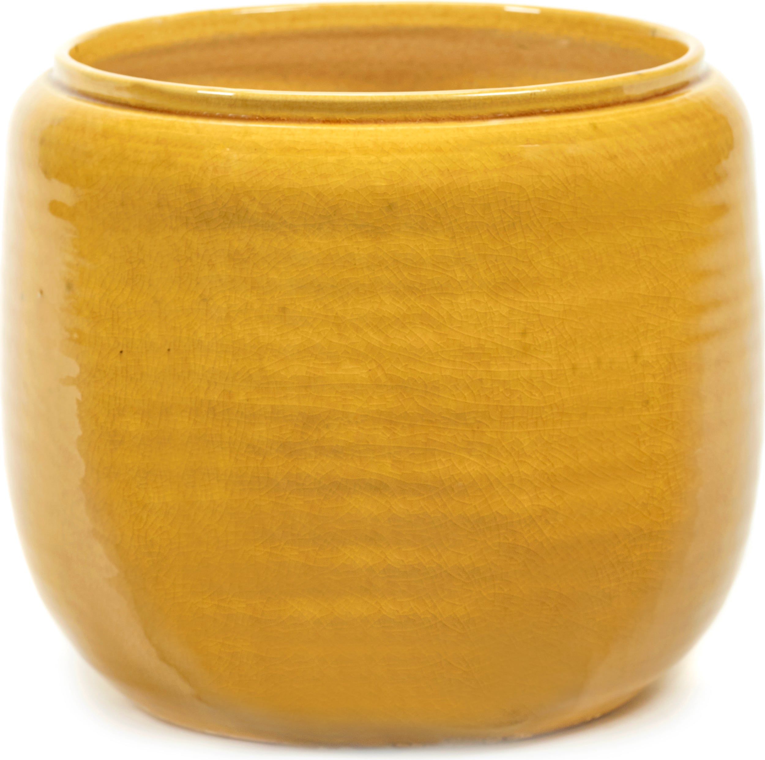 Osłonka na doniczkę Costa 16,5 cm żółta