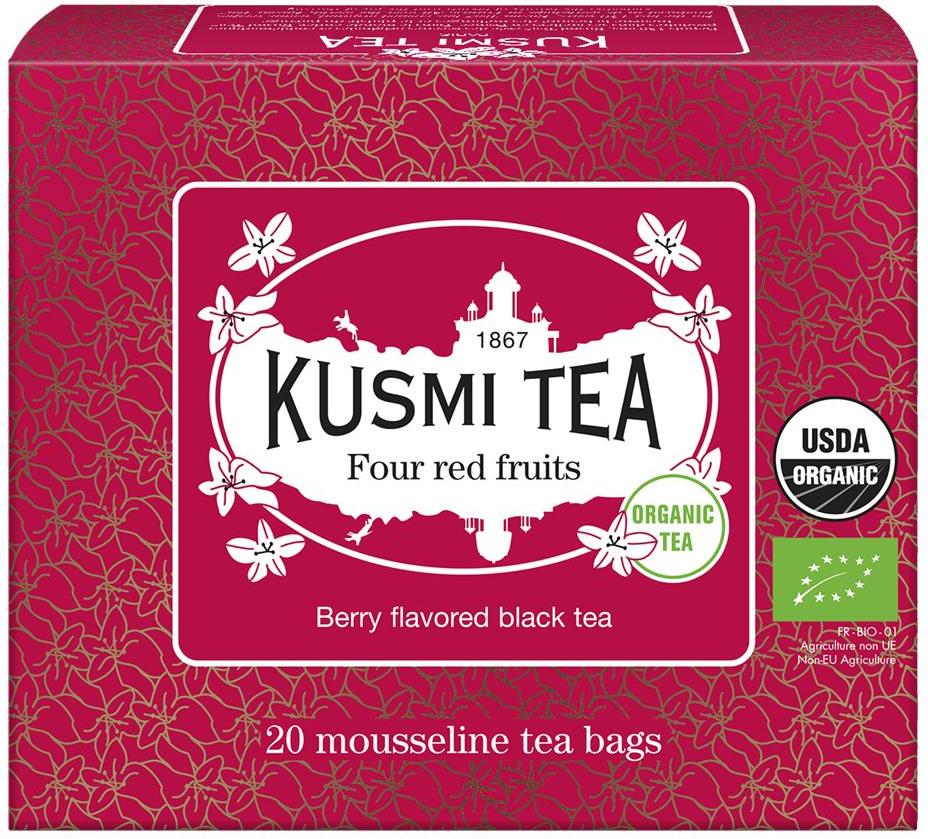 Herbata czarna Four Red Fruits w torebkach muślinowych 20 szt.