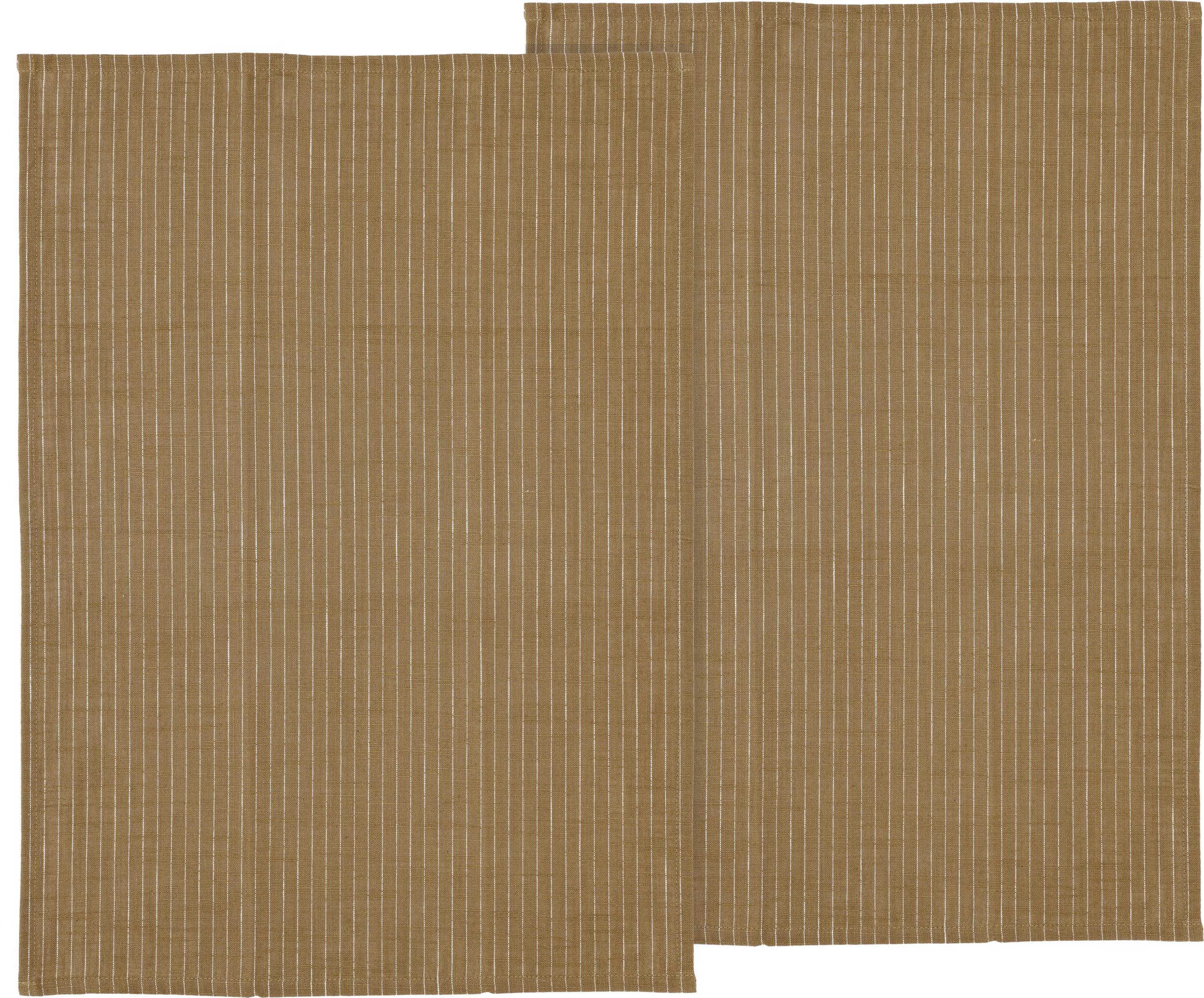 Ścierki kuchenne Line Organic 50 x 70 cm taupe 2 szt.