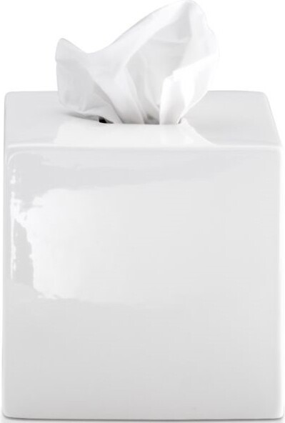 Pojemnik na chusteczki Porzellan kwadratowy biały
