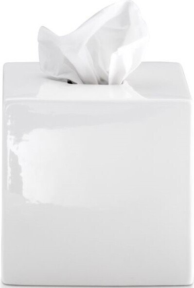Pojemnik na chusteczki Porzellan kwadratowy biały