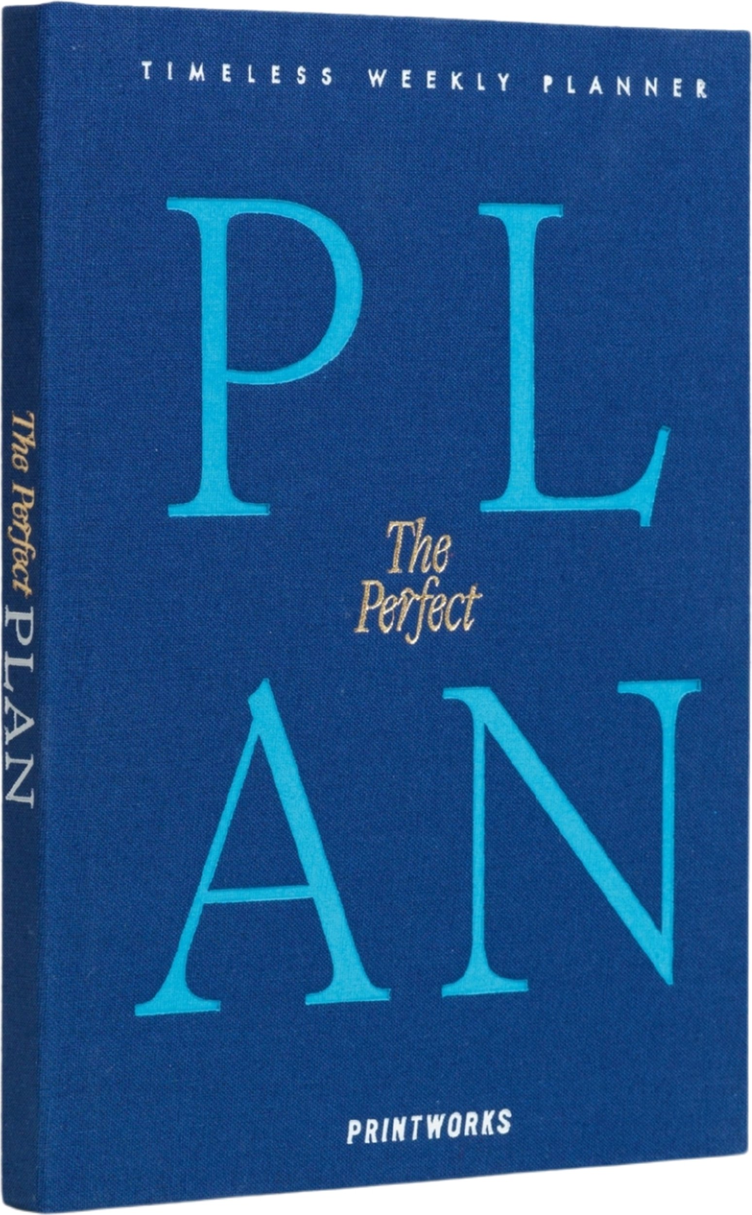 Planer tygodniowy Printworks The Perfect Plan niebieski