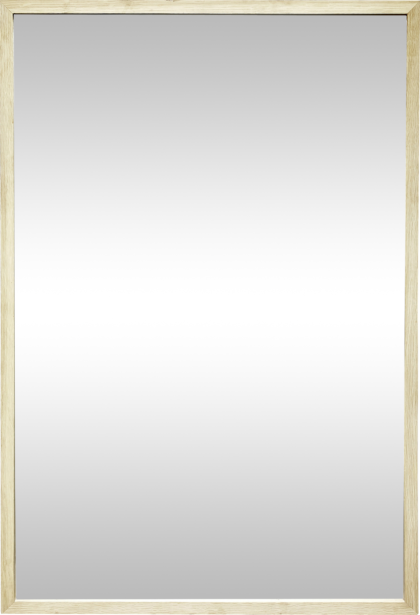 Lustro ścienne Glimpse 90 cm z drewnianą ramą