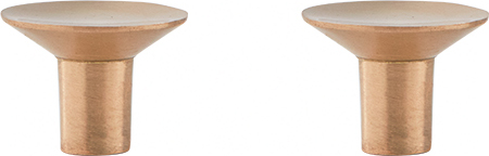 Haczyki ścienne Rina 2,7 cm mosiądz szczotkowany 2 szt.