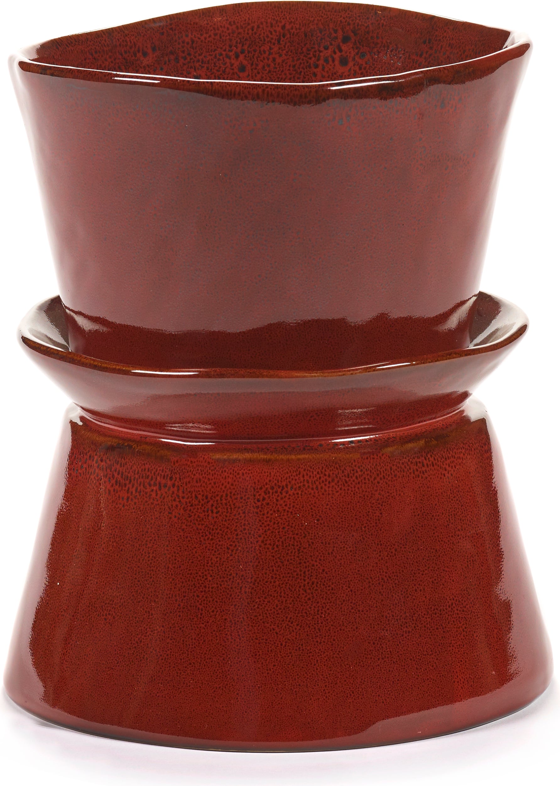 Wazon lub misa La Mère 19 cm czerwony