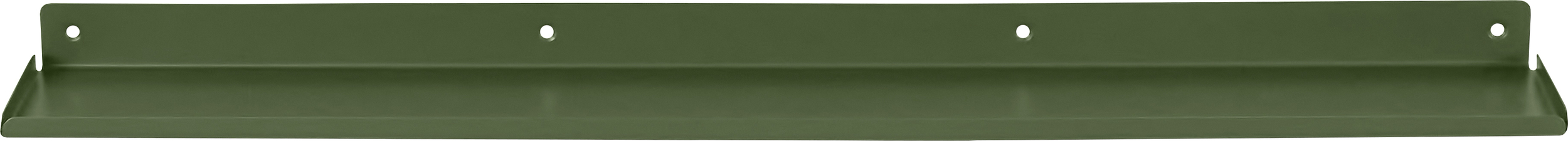 Półka ścienna Ledge 80 cm zielona