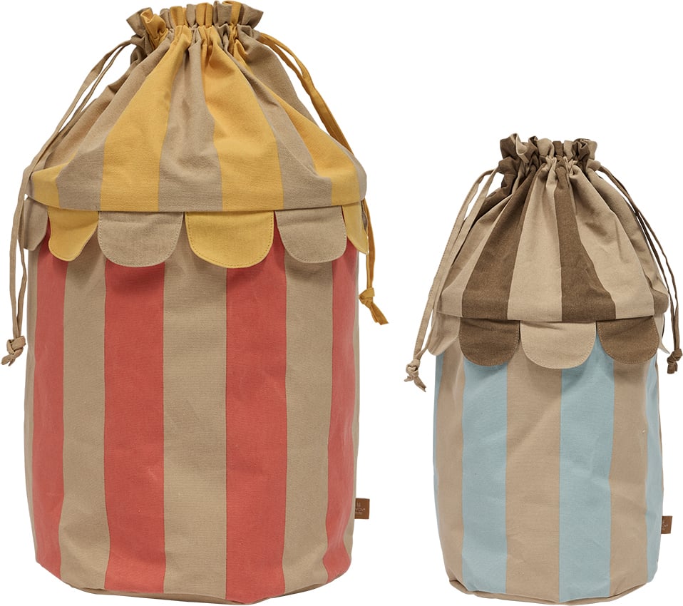 Kosze do przechowywania Saga czerwony i niebieski 2 szt.