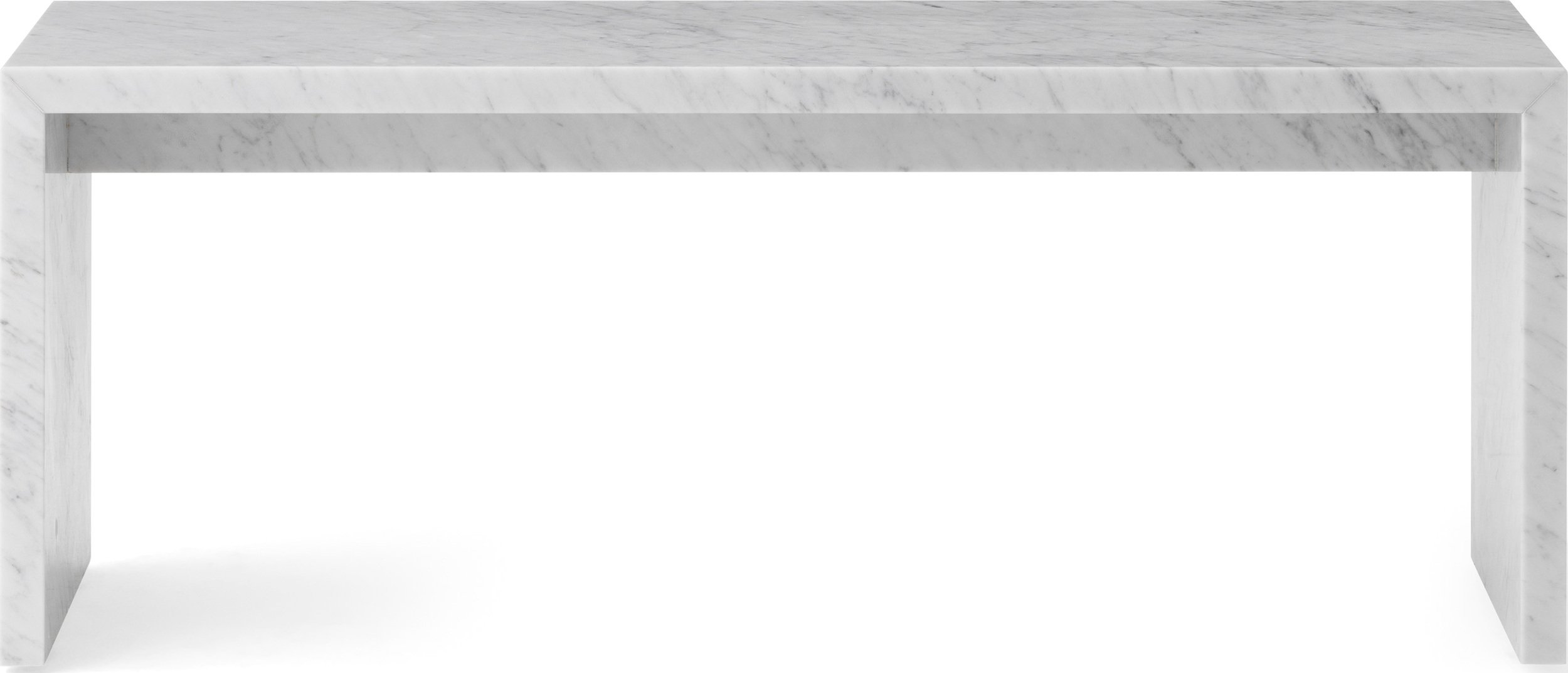 Stolik kawowy Plinth Bridge Carrara 100 cm