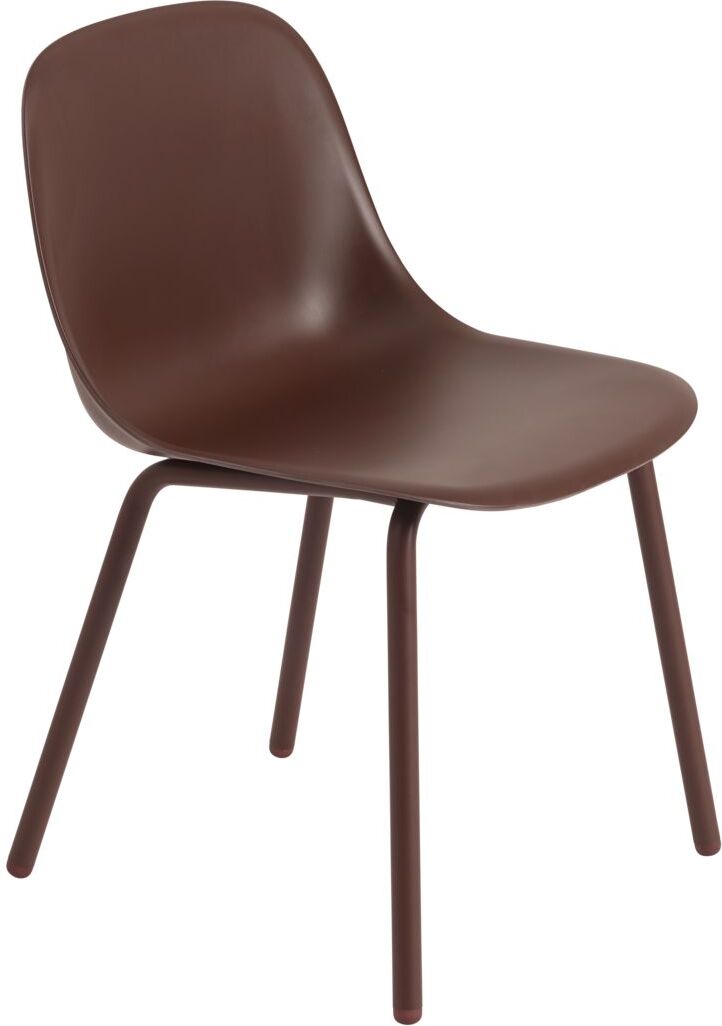 Krzesło Fiber Outdoor brązowoczerwone