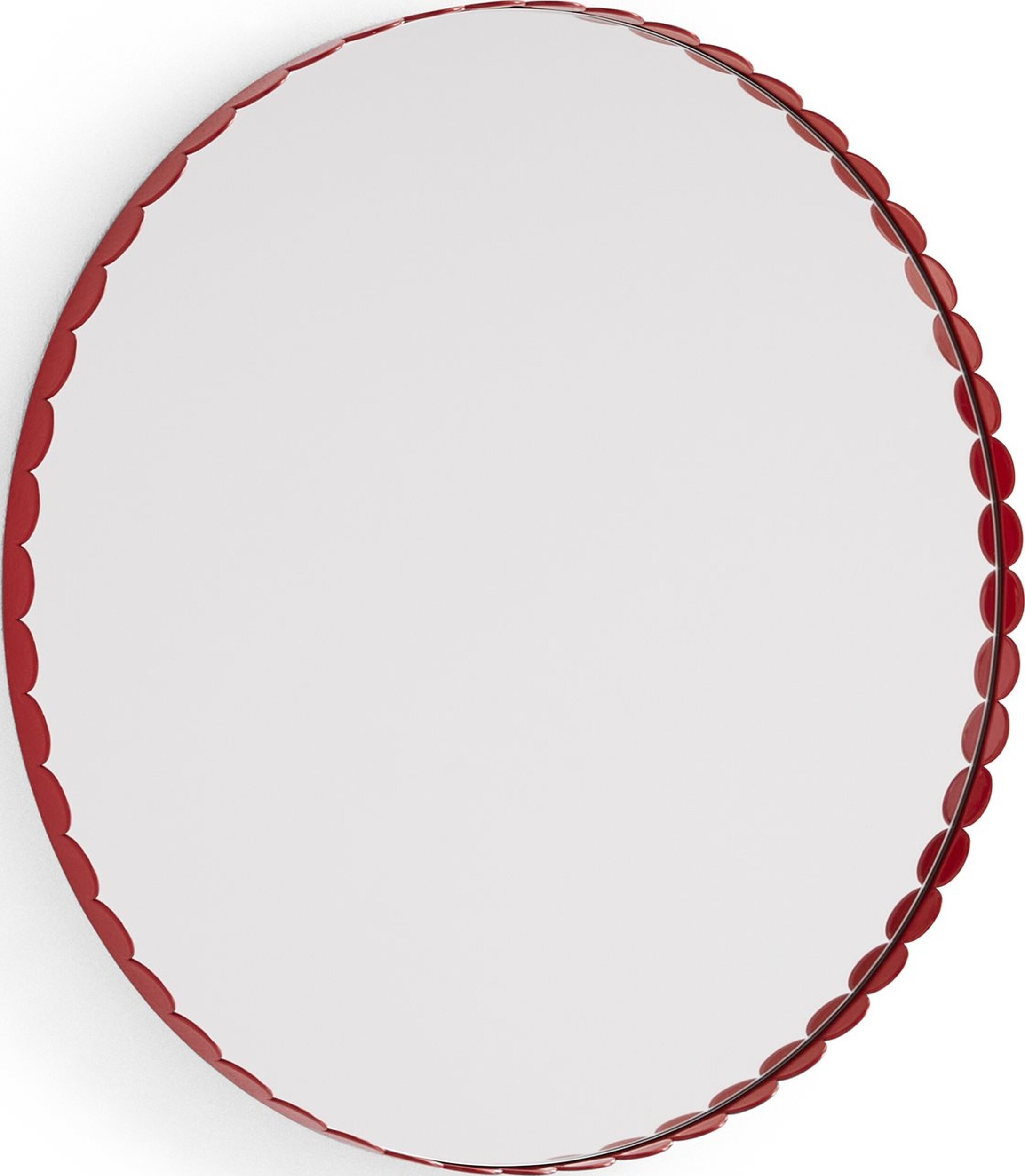 Lustro ścienne Hay Arcs okrągłe czerwone