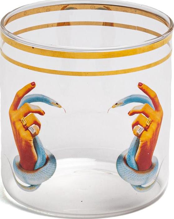 Szklanka Toiletpaper Hands With Snakes 8 cm