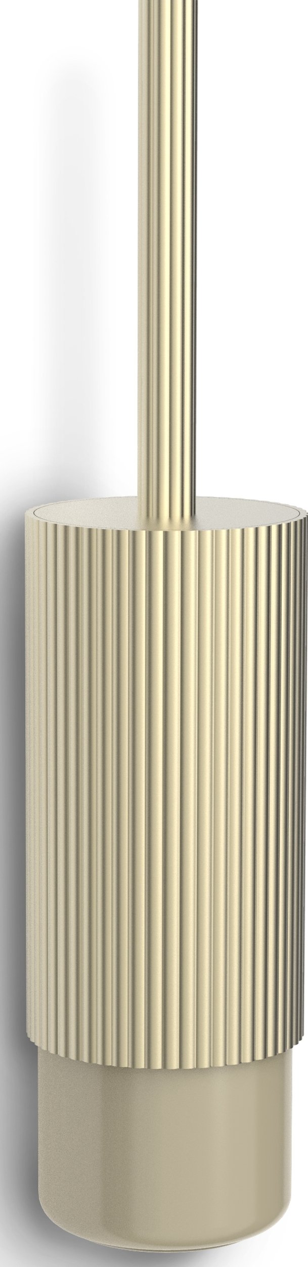 Szczotka do WC Of Line złota ścienna z piaskową podstawą