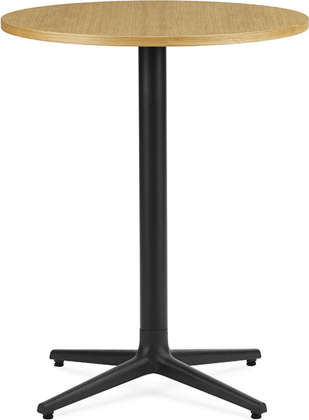 Stół Allez okrągły 60 cm z dębowym blatem na czterech nogach