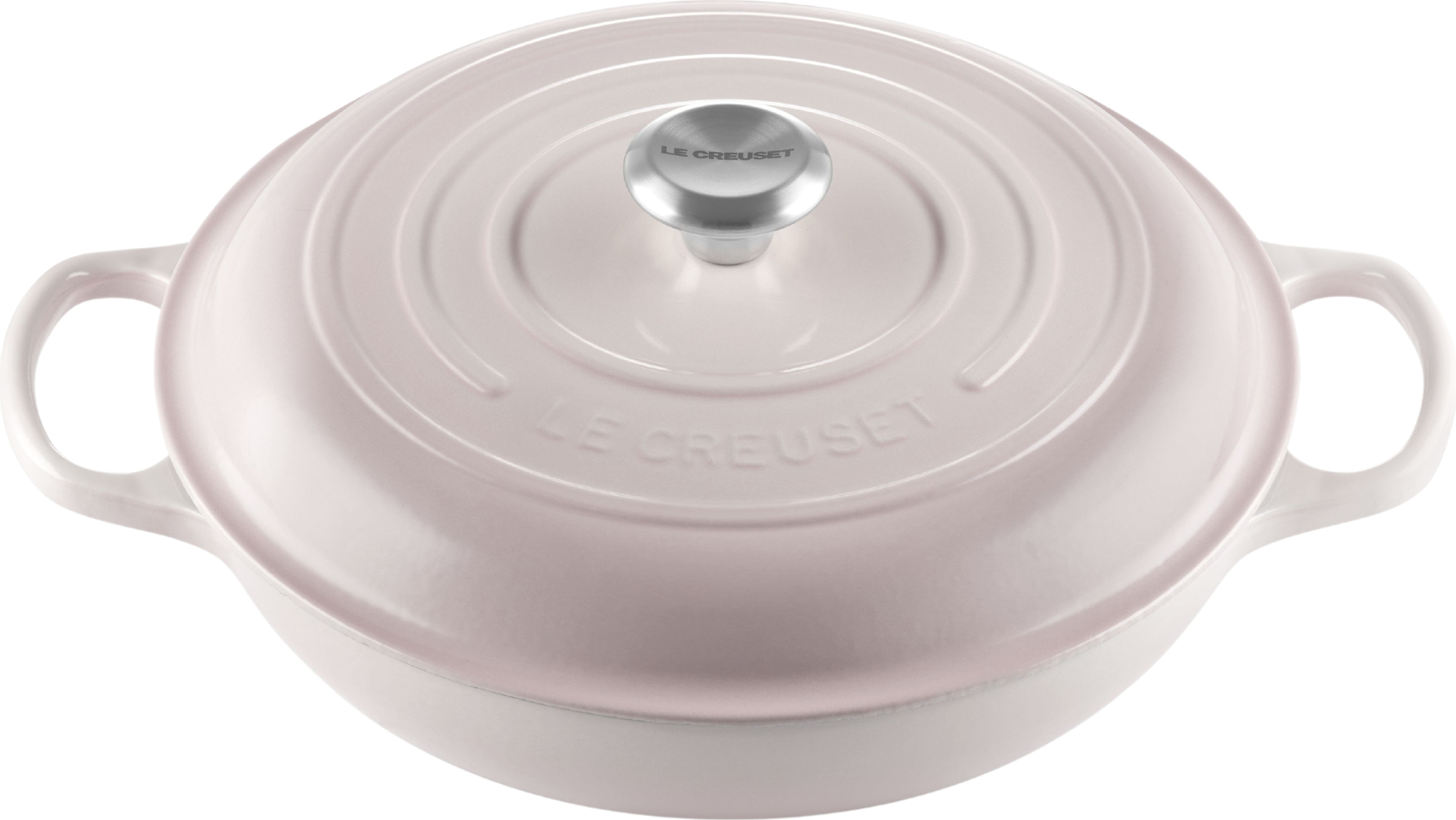 Garnek Gourmet Signature niski 30 cm jasnoróżowy