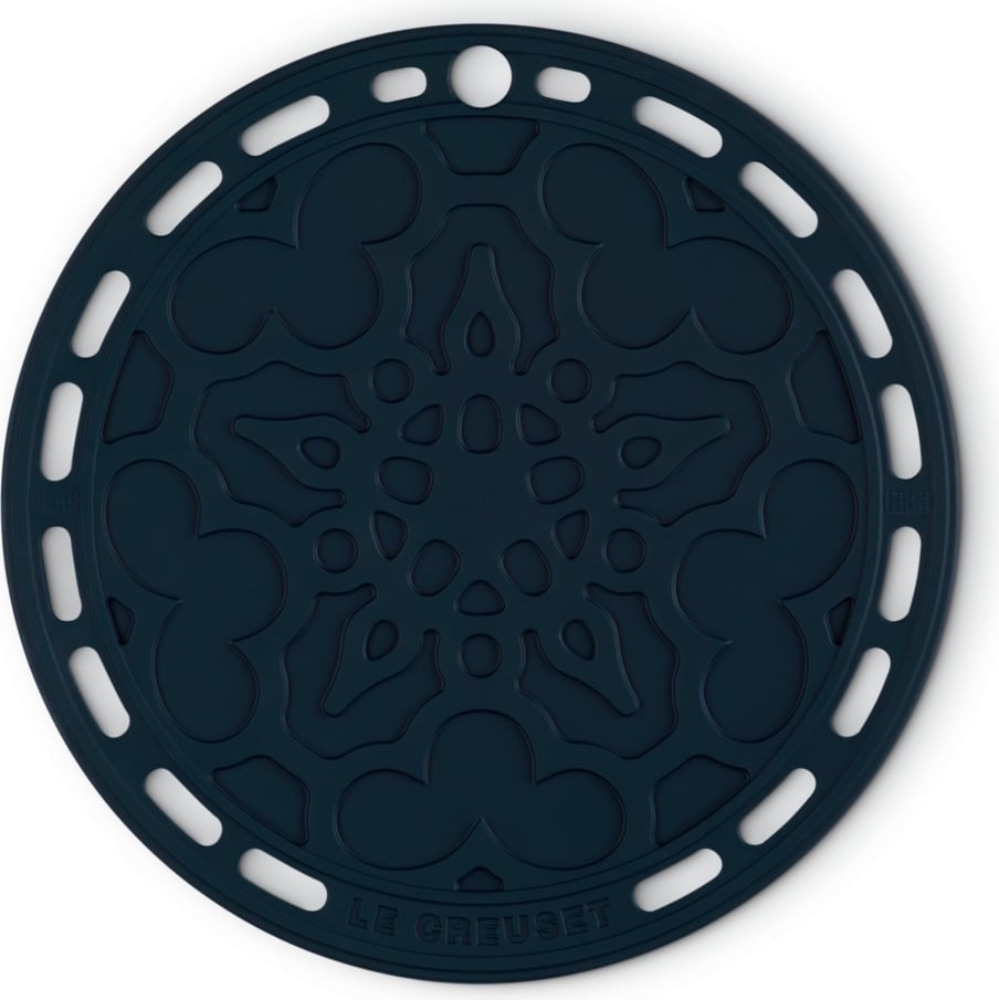 Podstawka pod gorące naczynia Le Creuset z wzorem 20 cm granatowa