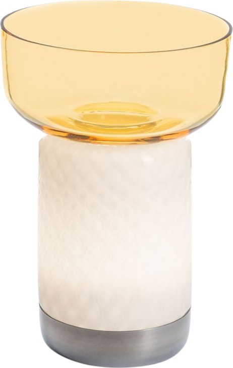 Lampa stołowa bezprzewodowa Bontà 26,4 cm żółta