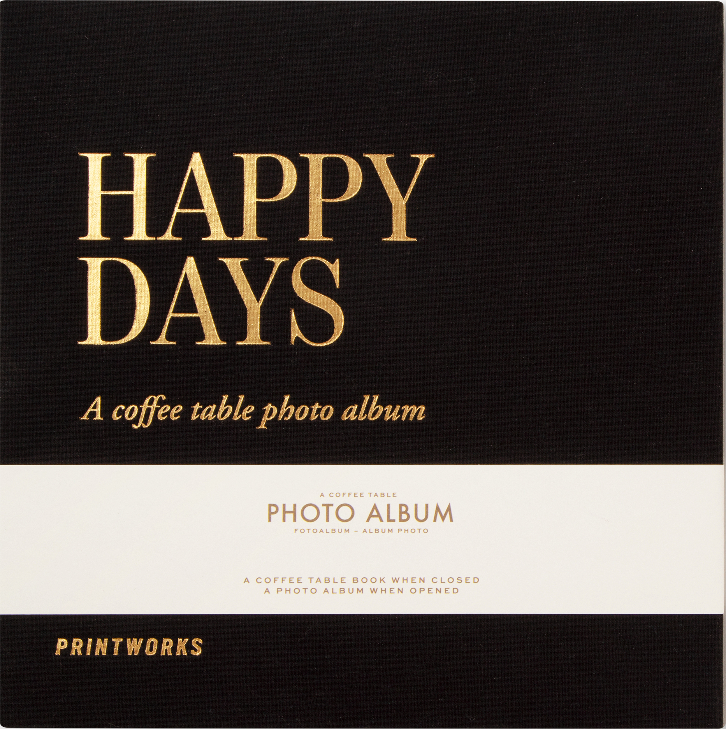 Album na zdjęcia Printworks Happy Days mały czarny