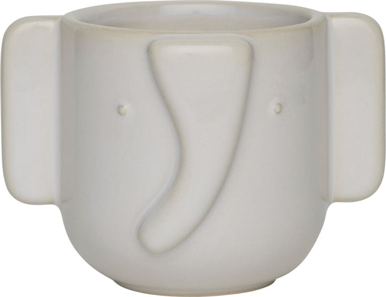 Osłonka na doniczkę Elephant złamana biel