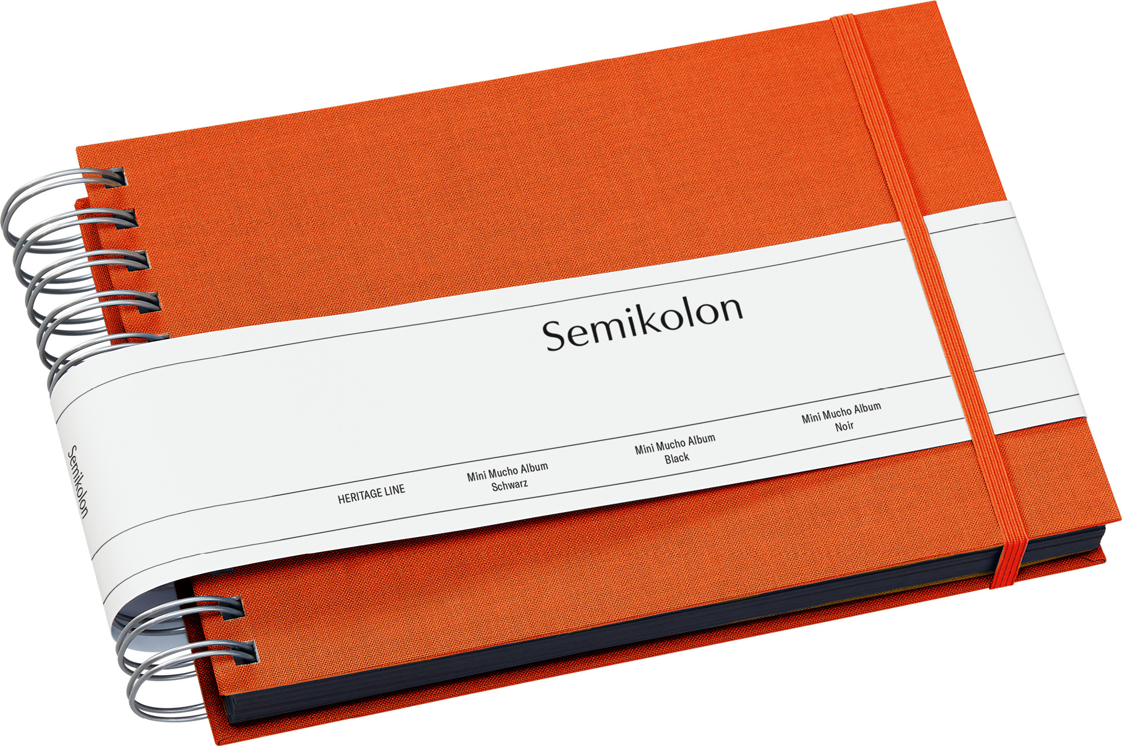 Album na zdjęcia Uni Mini Mucho pomarańczowy z czarnymi kartami