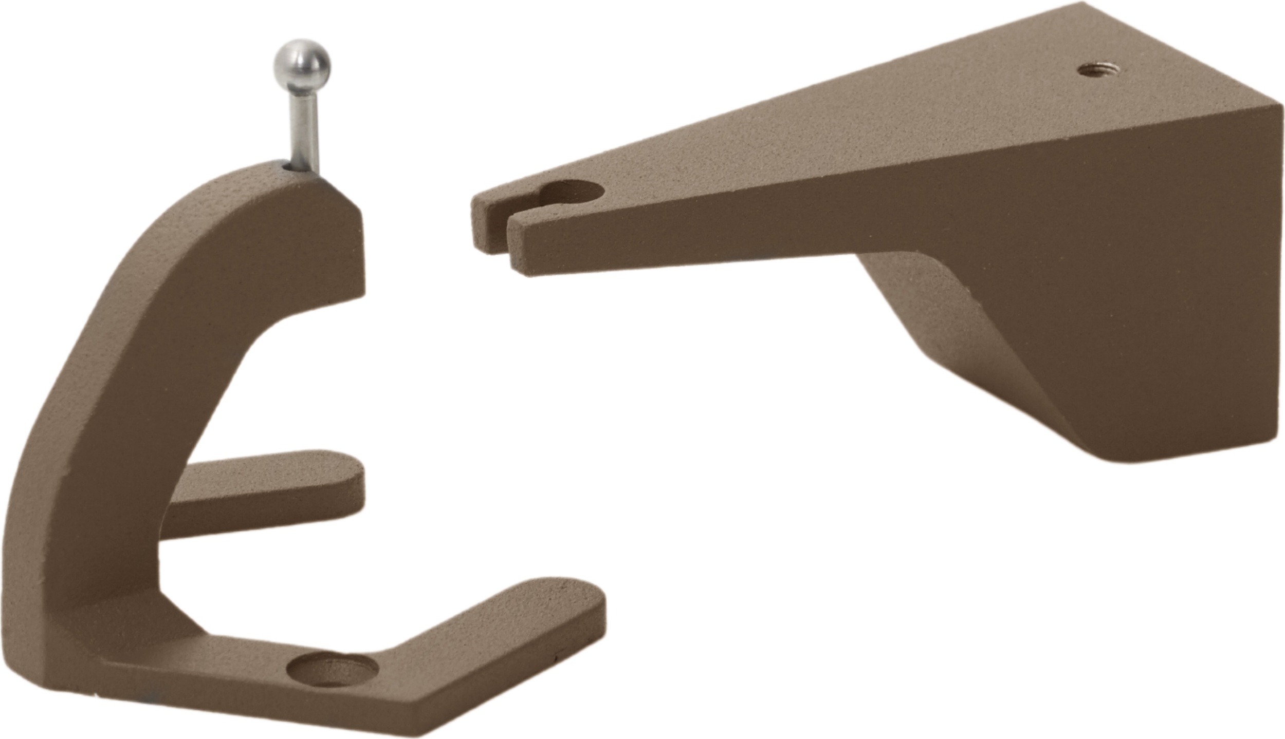 Zawieszenie ścienne do lampy modułowej Pencil brązowe pionowe