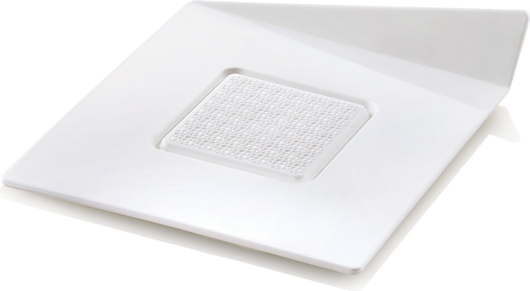 Tacki pod ciasto Silikomart kwadratowe 8,3 cm białe 100 szt.