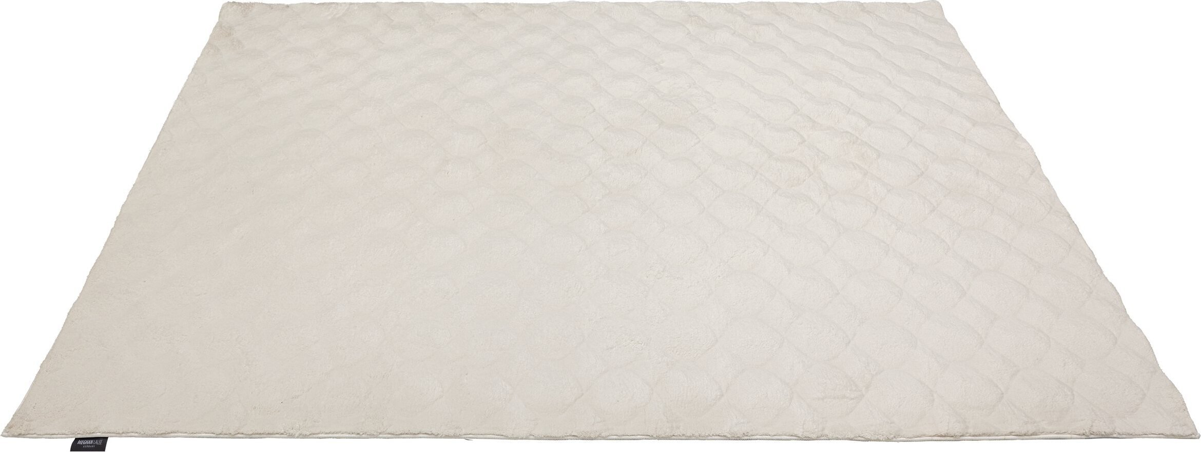 Dywan Diamond Cut 120 x 120 cm kremowy