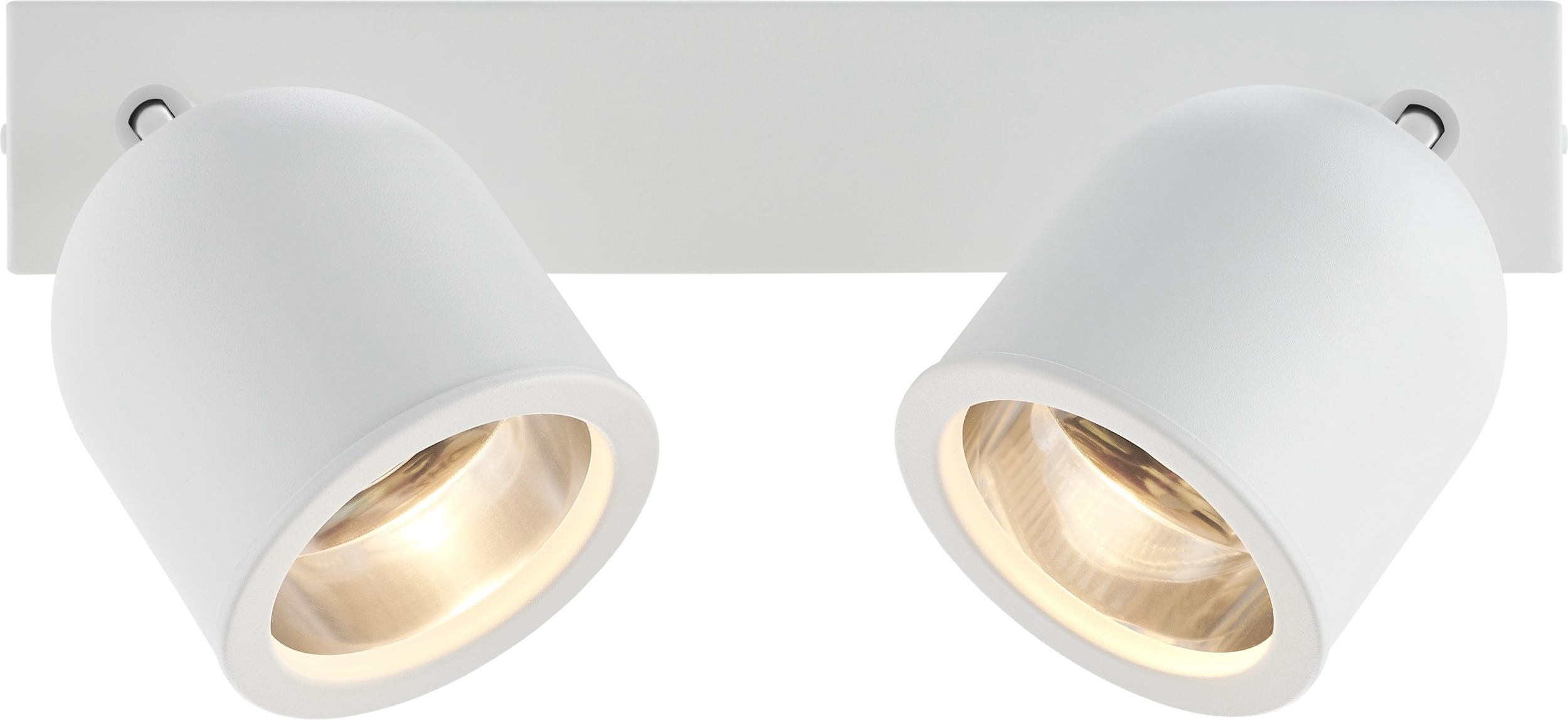 Kinkiet Spark 2 biały z łączeniem białym