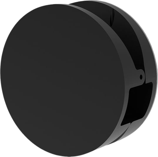 Uchwyt na ręcznik Pinch okrągły 10 cm czarny mat