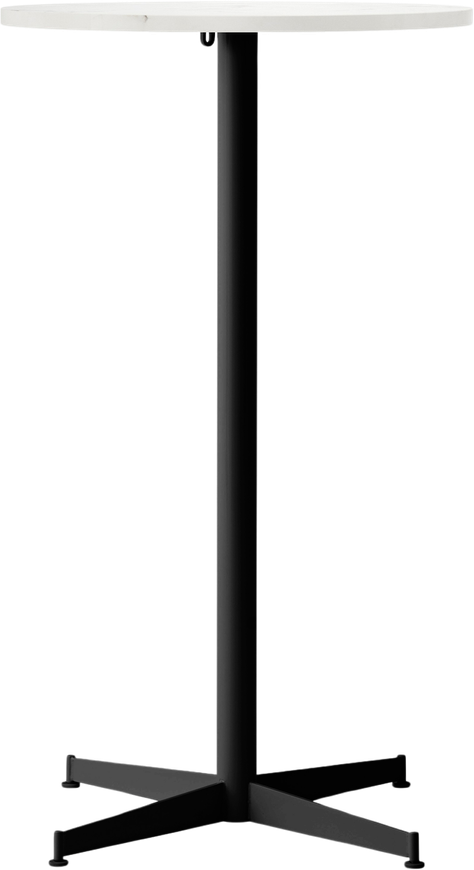 Stół barowy z czarną podstawą Nook Star Base Estremoz wysoki 60 cm