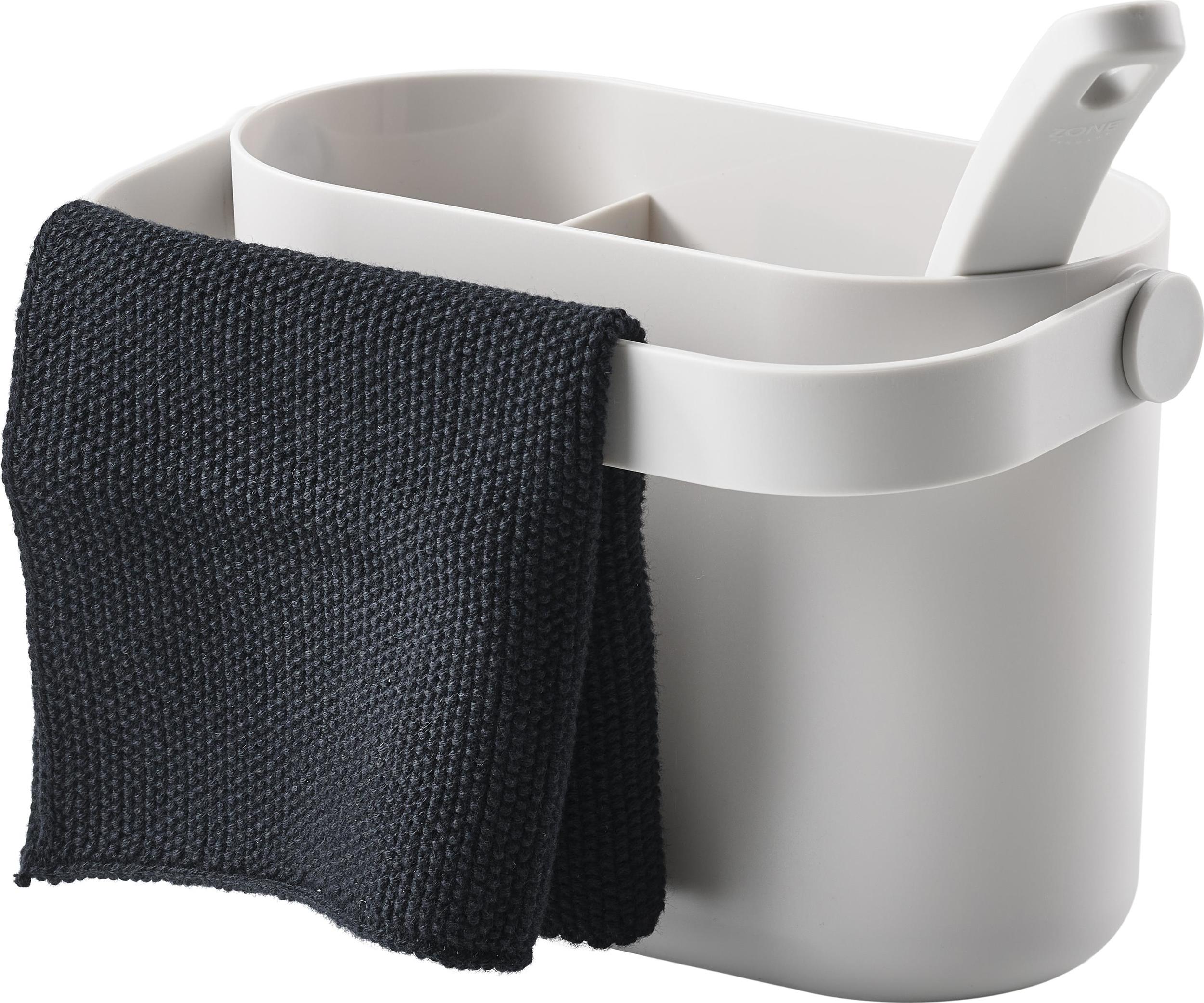 Organizer do zlewu Circular ciepłoszary 3 el.