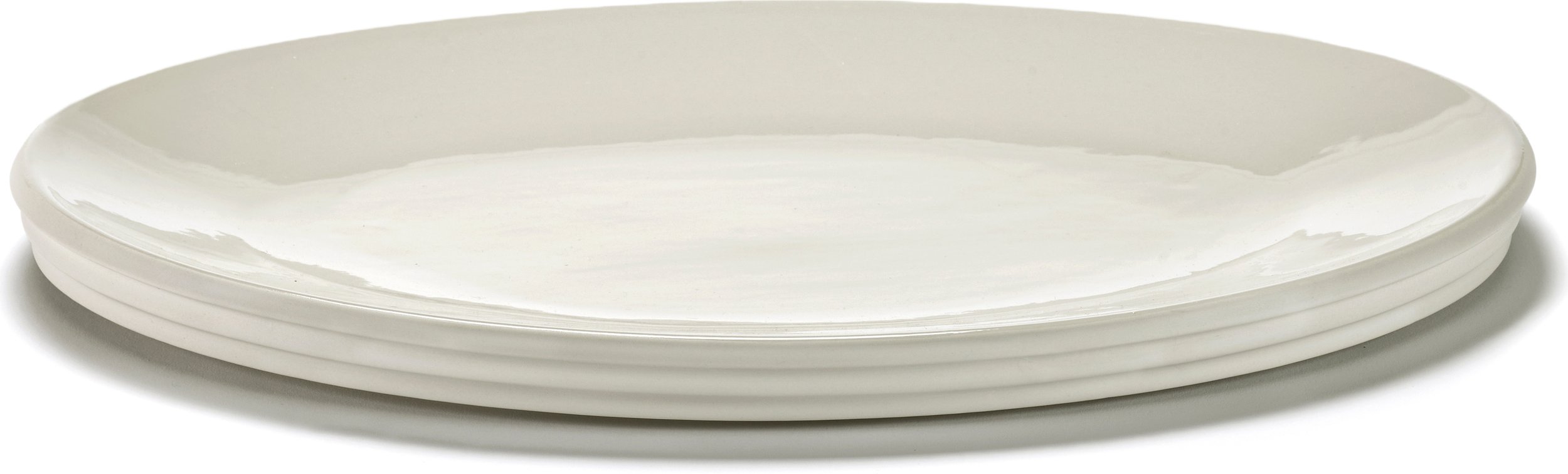 Talerz do serwowania Dune owalny 46 cm biały