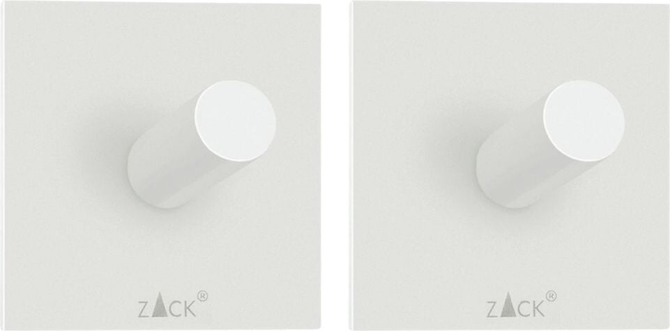 Wieszaki Peco kwadratowe białe 2 szt.