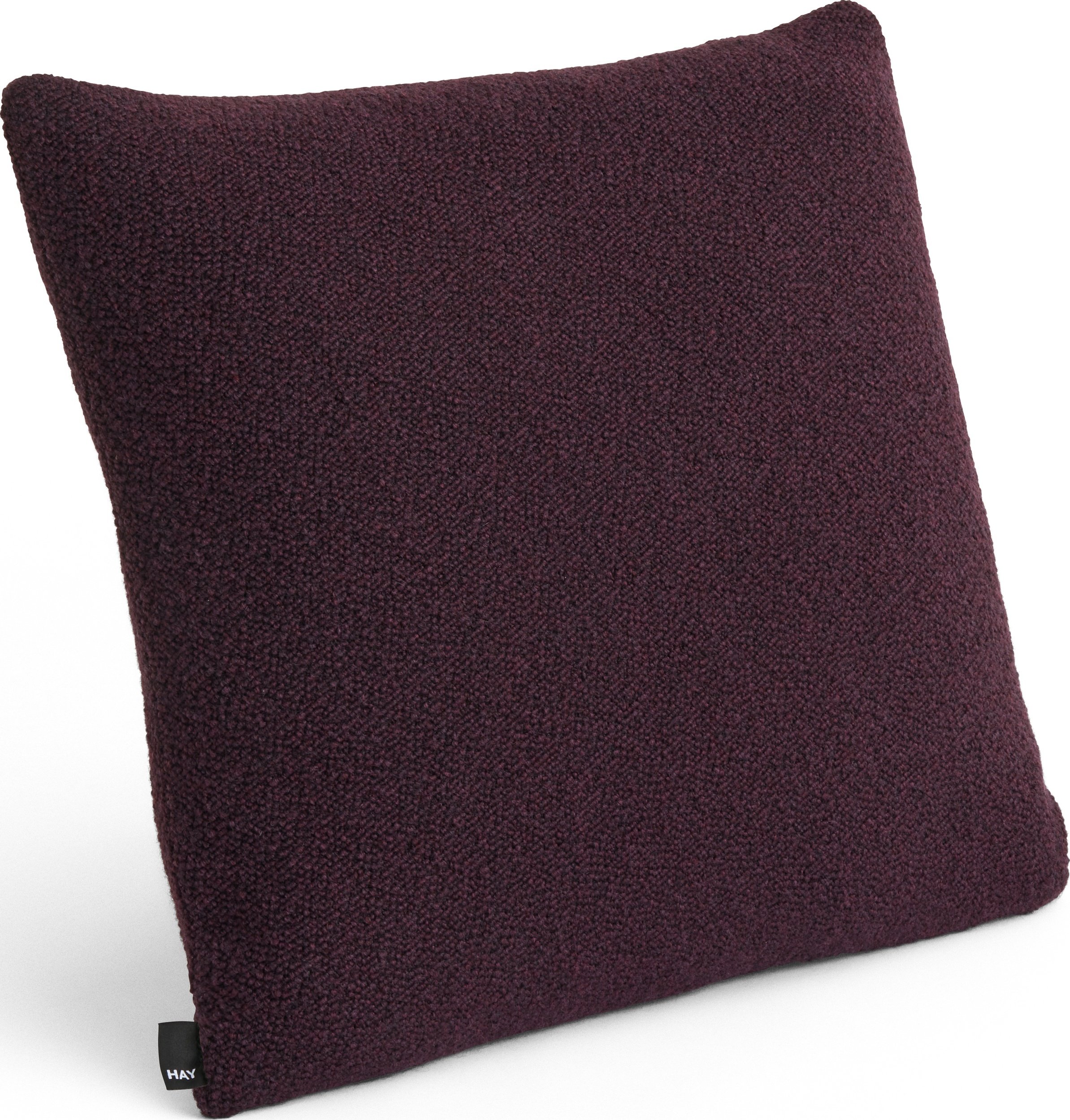 Poduszka dekoracyjna Texture 50 x 50 cm burgundowa
