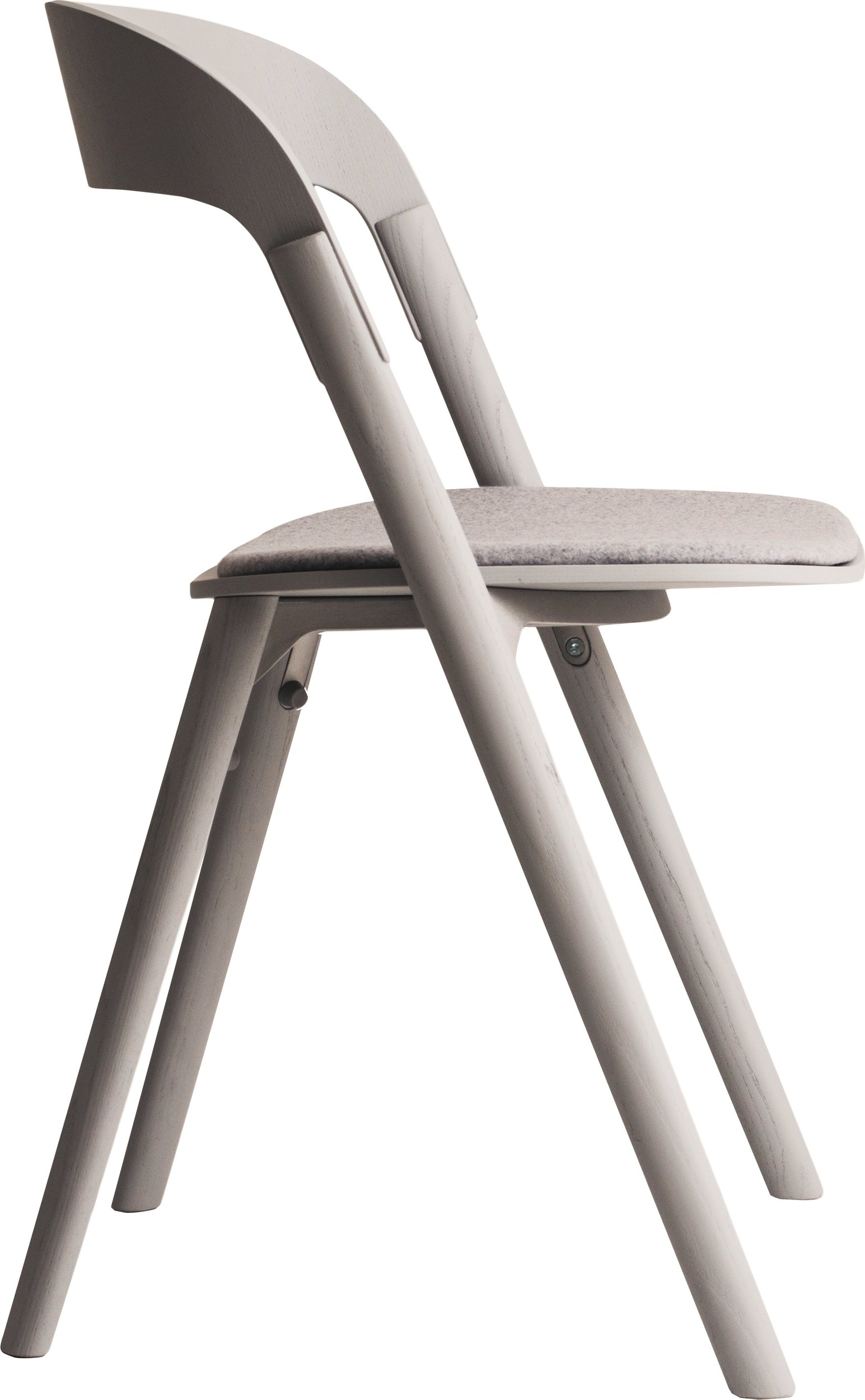 Krzesło Pila z poduszką szare