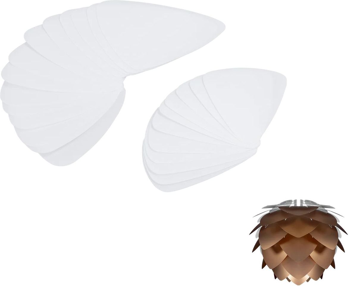 Listki zapasowe do lampy Silvia Mini brązowe