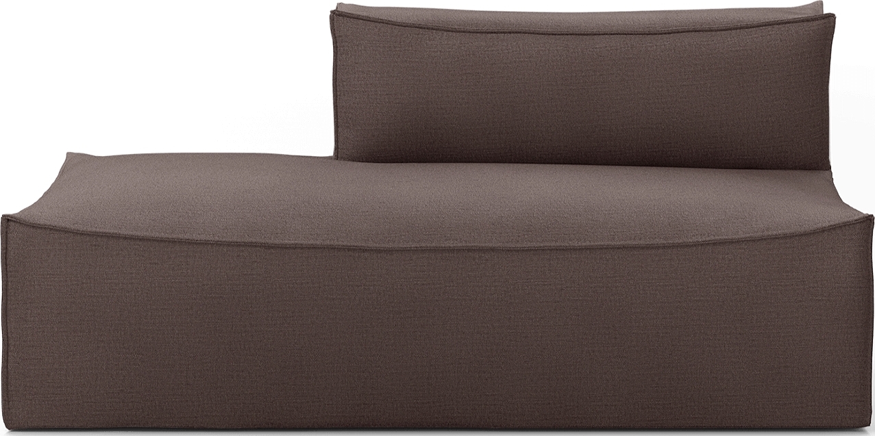 Leżanka prawostronna Catena Hot Madison 170 cm czekoladowa