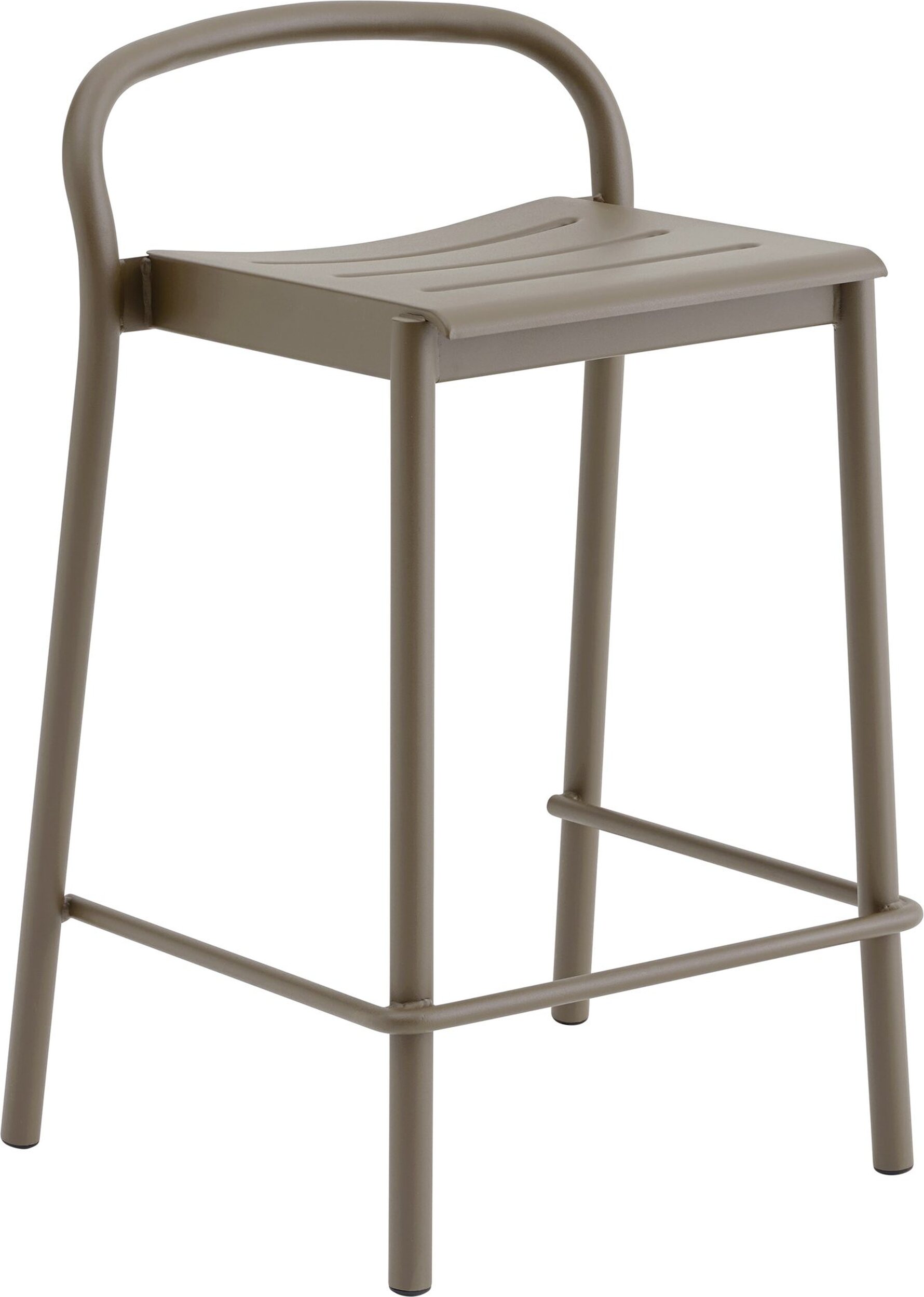 Stołek Linear 65 cm taupe