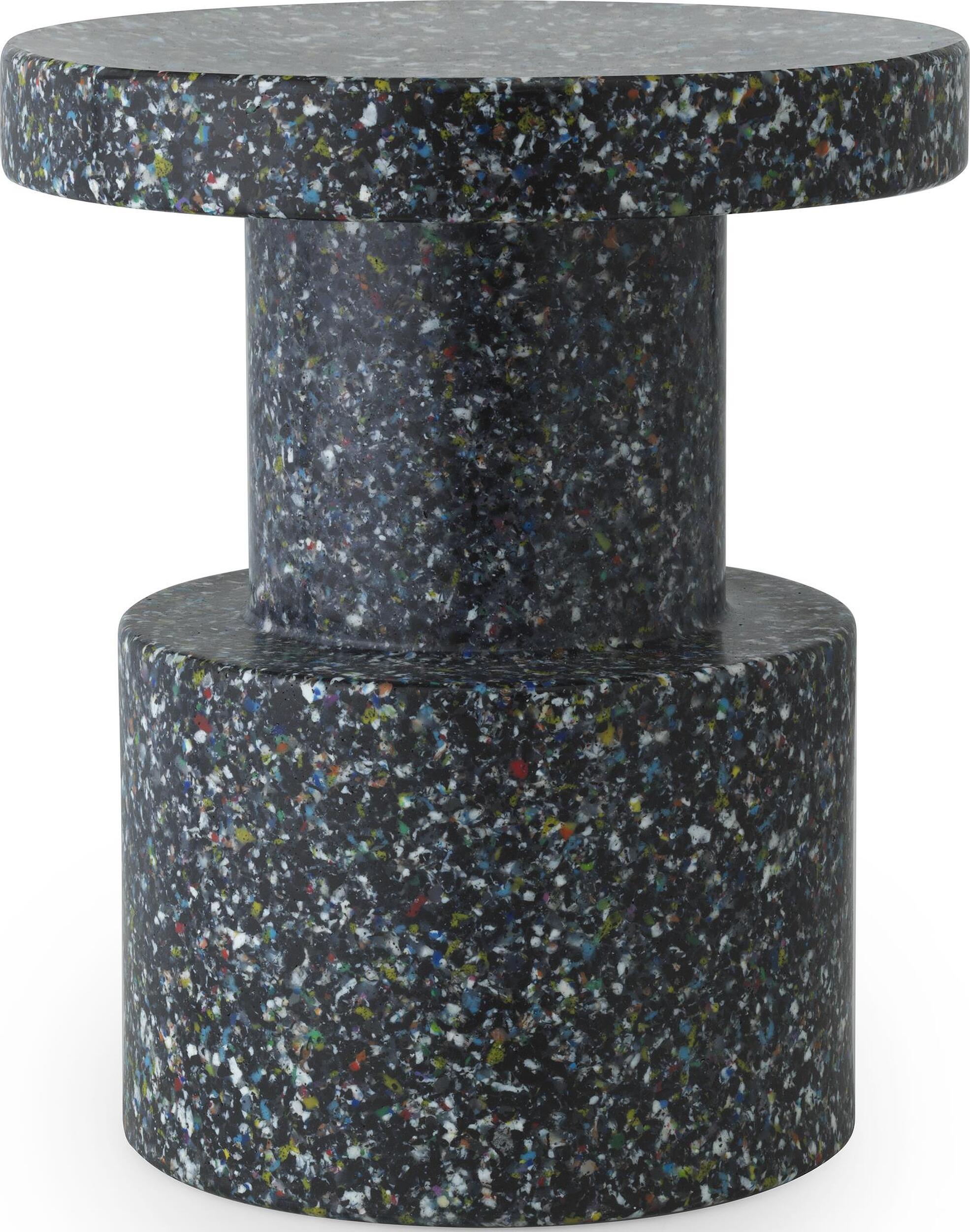 Stołek-Stolik Bit czarno-kolorowy