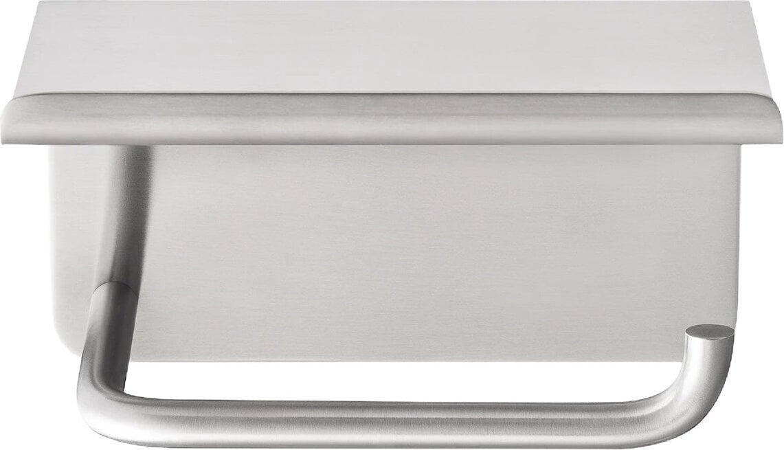 Uchwyt na papier toaletowy z półką Modo stal matowa