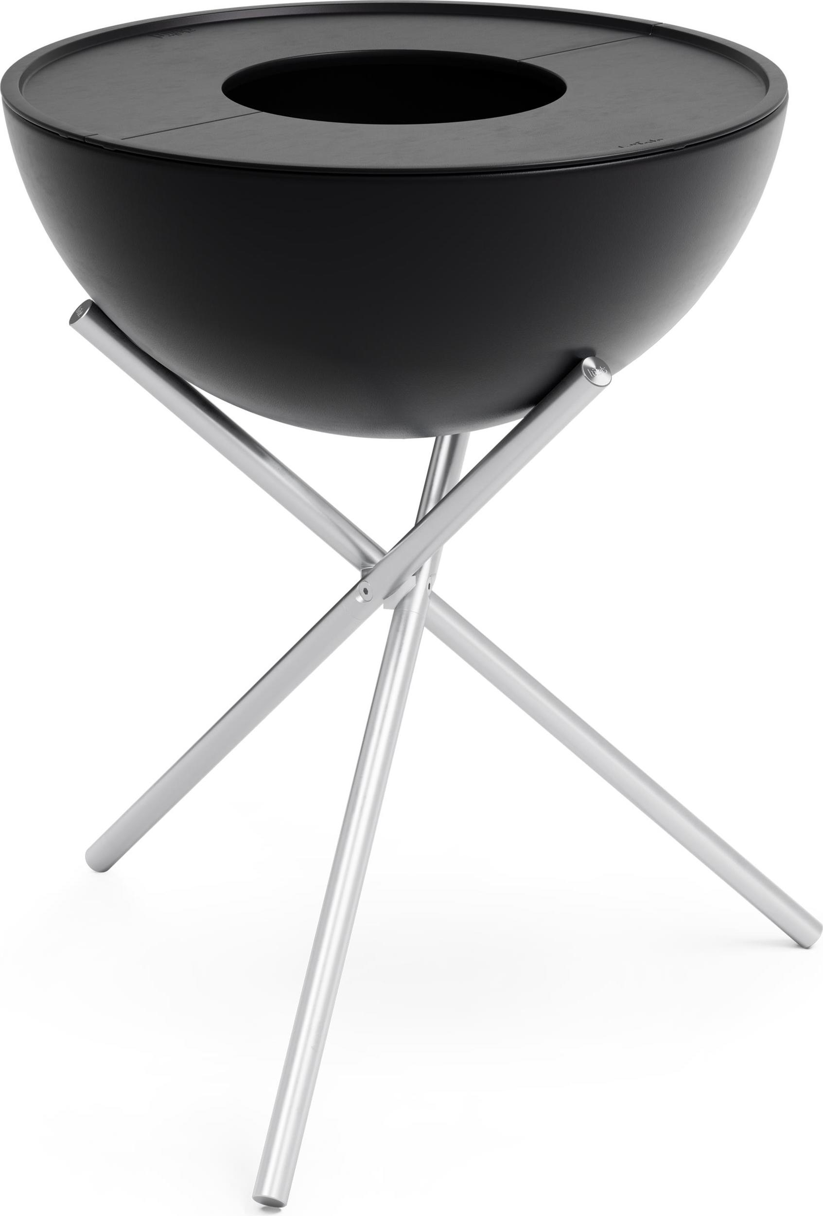 Palenisko Bowl wysokie 70 cm z podstawą i płytami grillowymi 4 el.