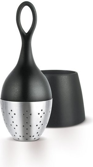 Zaparzaczka do herbaty czarna Floatea