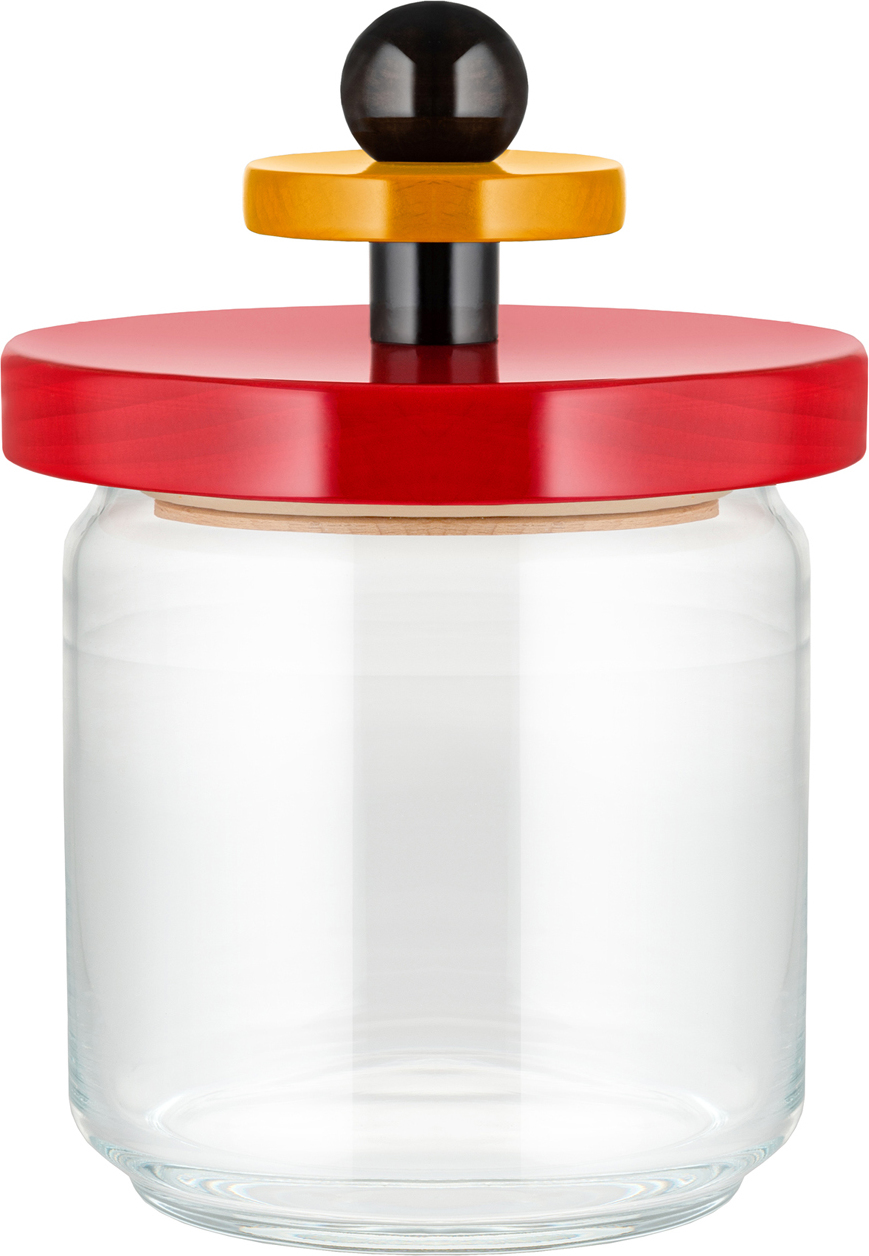 Słoik Alessi ES16 0,75 l czerwony z hermetyczną pokrywką