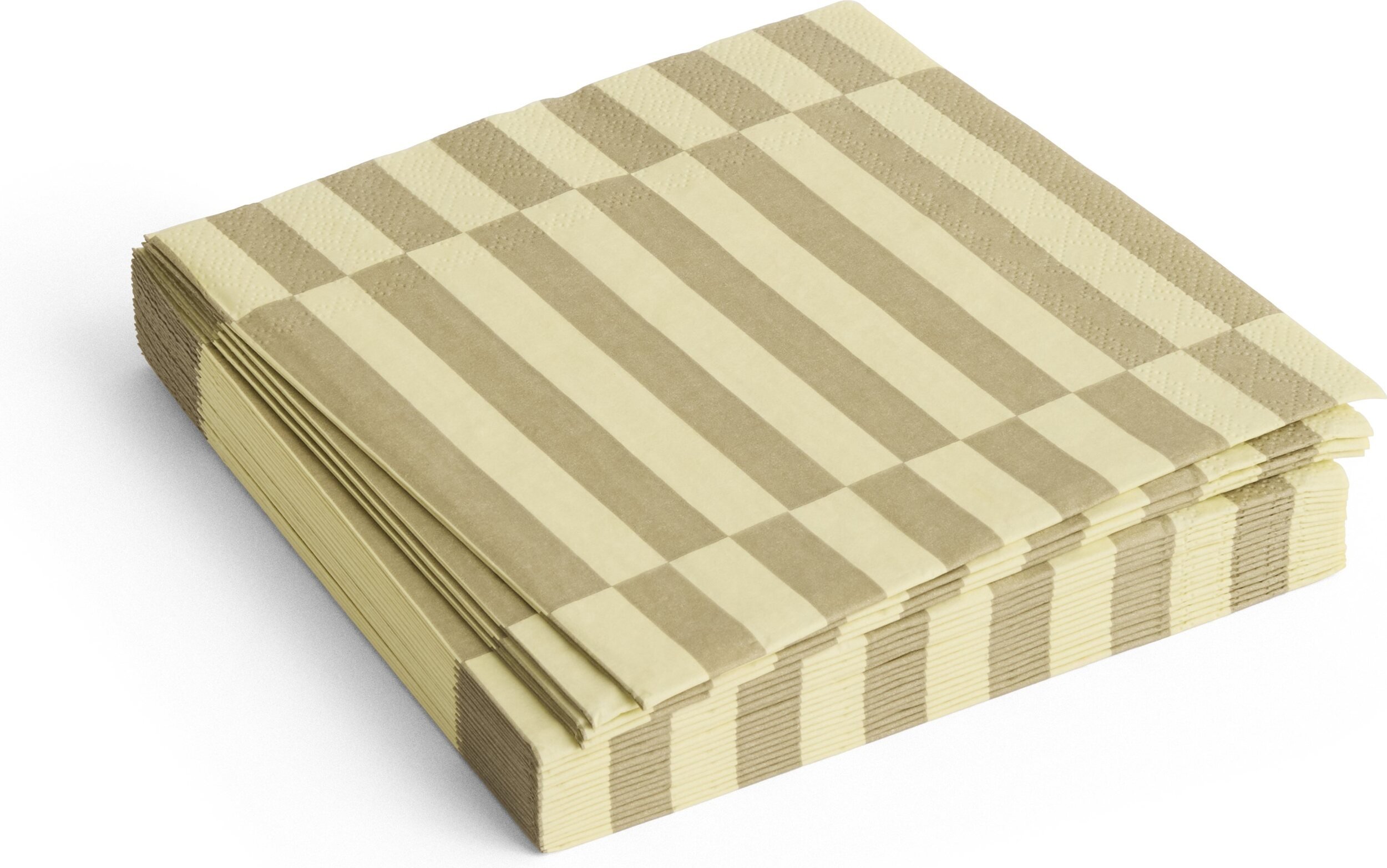 Serwetki papierowe Hay Pattern 33 x 33 cm kremowo-piaskowe paski 20 szt.