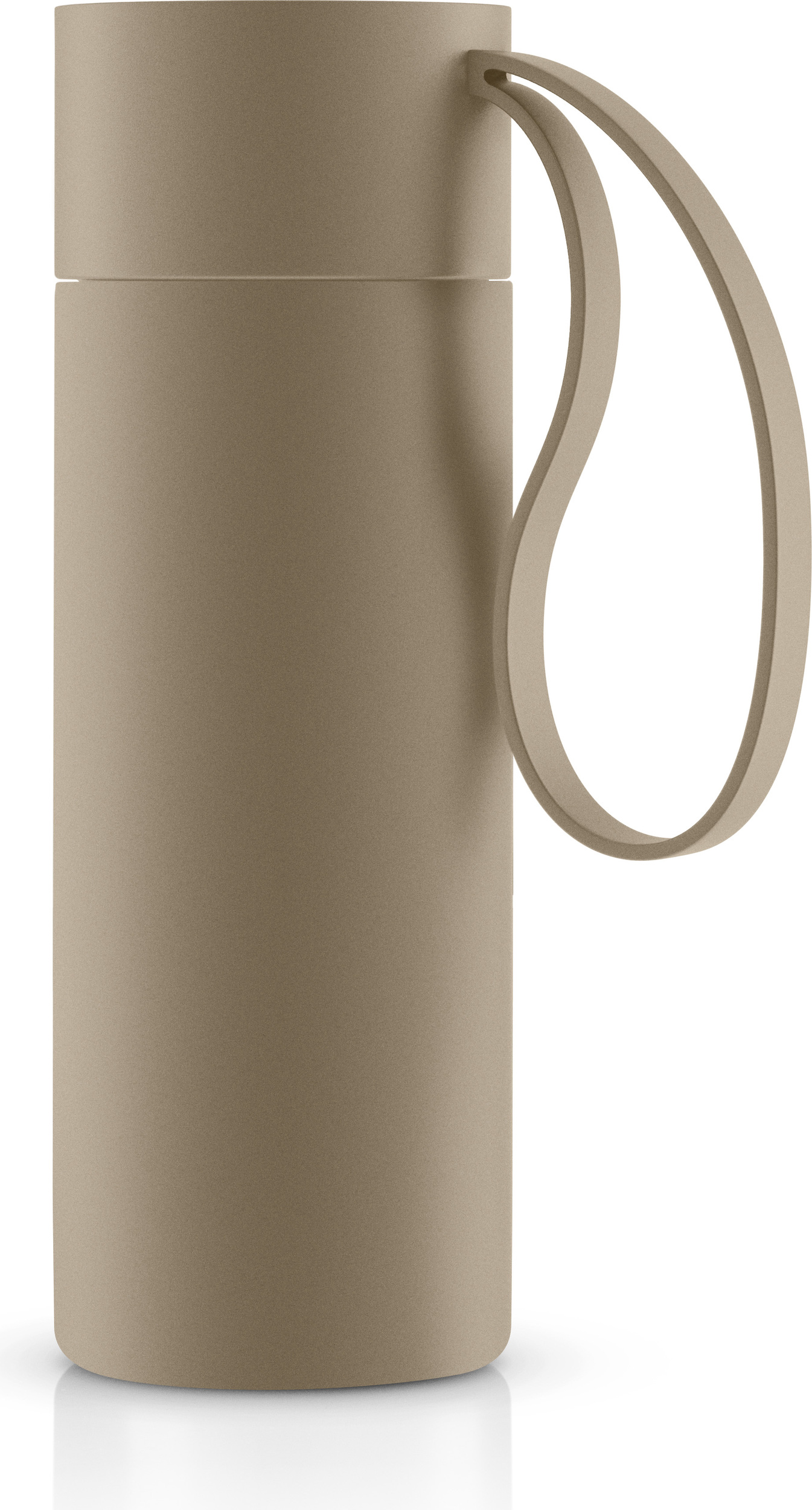 Kubek termiczny To Go 0,35 l karmelowy z uchwytem