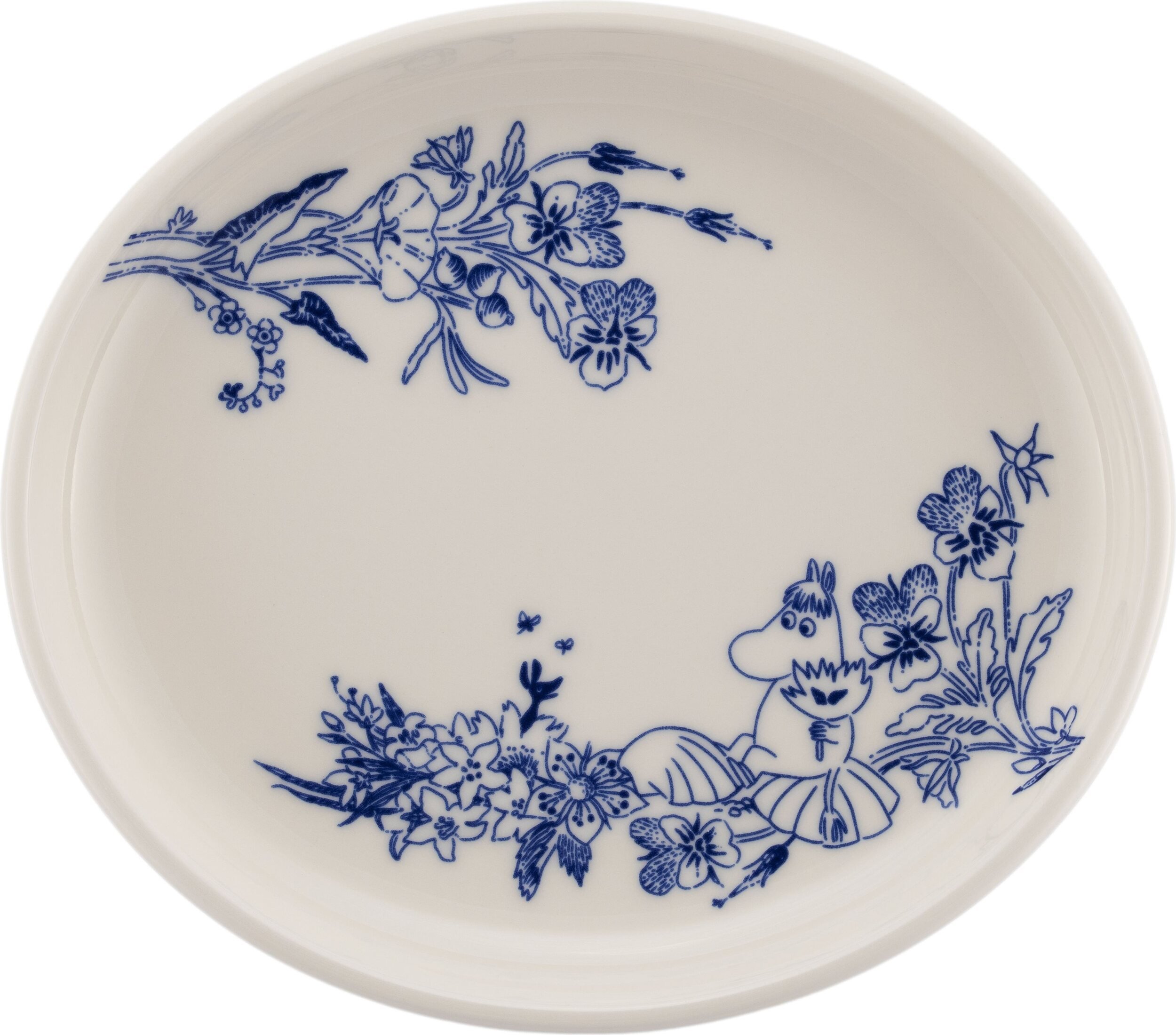 Talerz Arabia Finland Muminki Haru owalny 16 cm