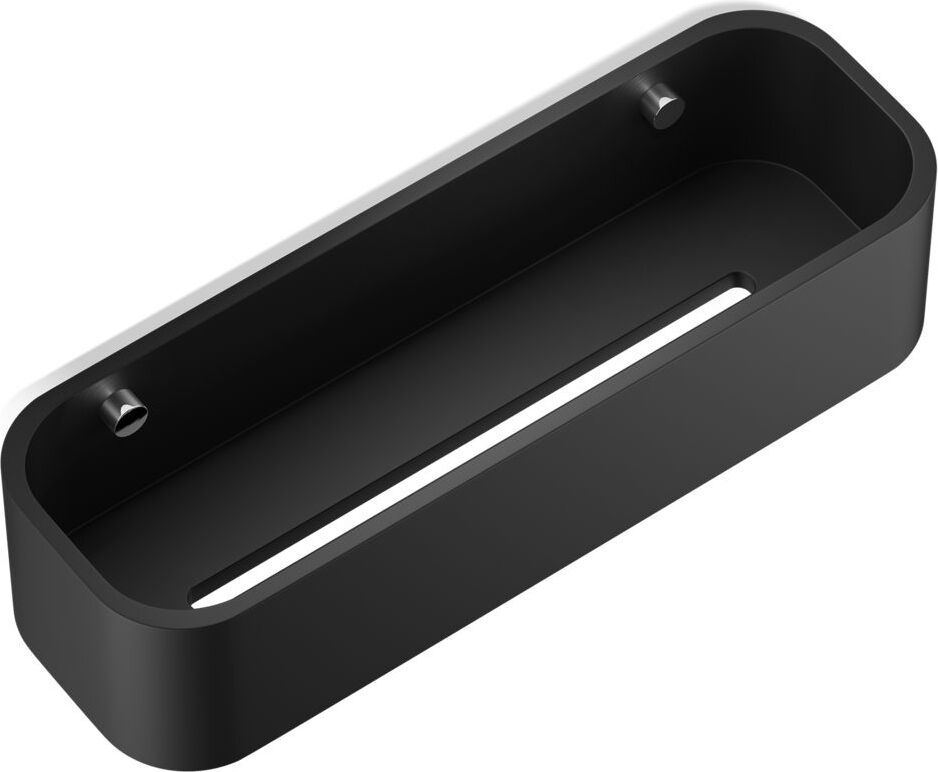 Półka prysznicowa Stone 30 cm chrom-czarna