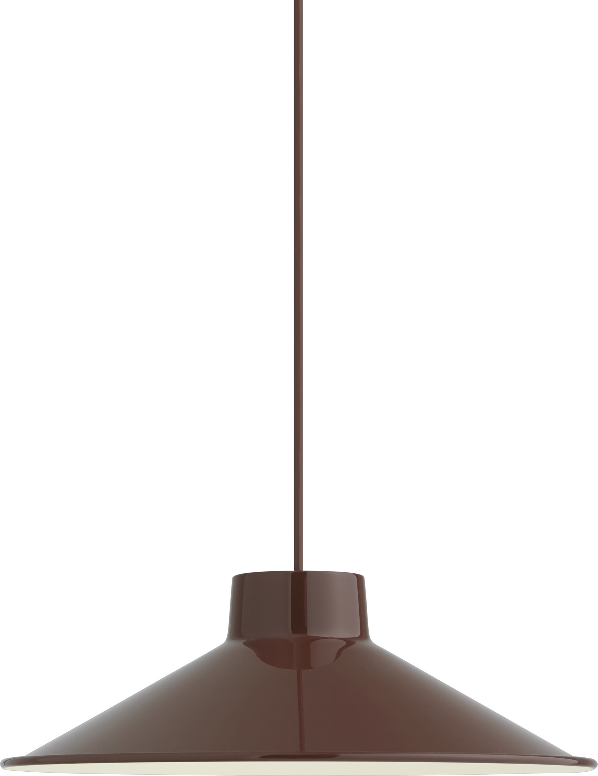 Lampa wisząca Top 36 cm bordowa